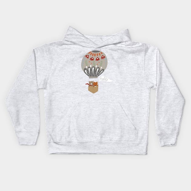 Hot Air Terrarium Kids Hoodie by KathrinLegg